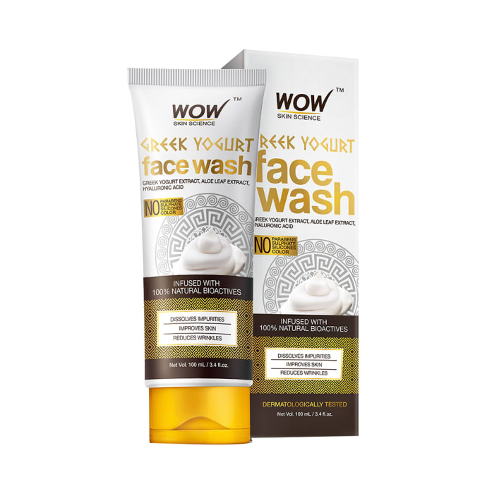 WOW Skin Science Greek Yogurt Face Wash (100ml)