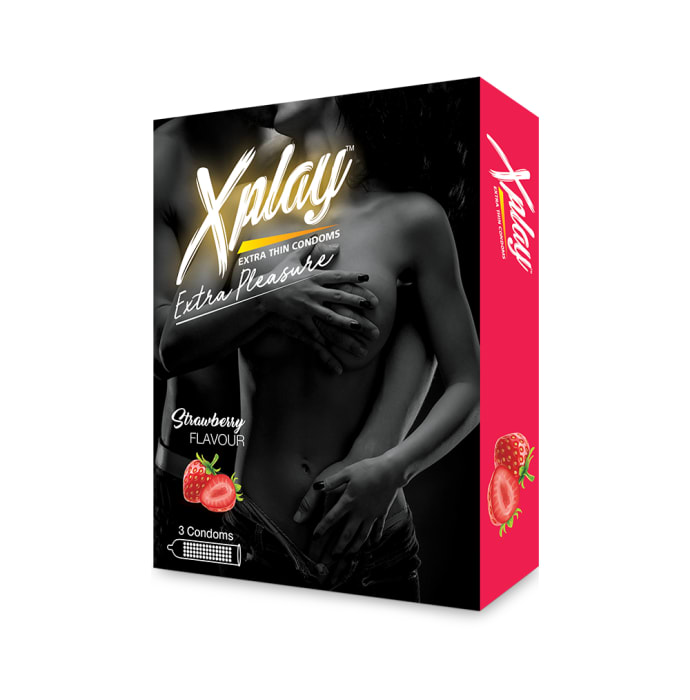 X Play Condom Strawberry