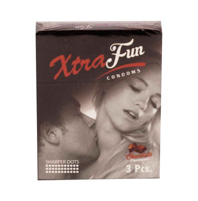 Xtrafun Sharper Dots Condom Chocolate