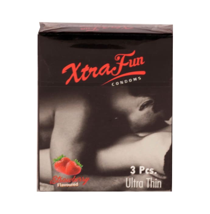 Xtrafun Ultra Thin Condom Strawberry
