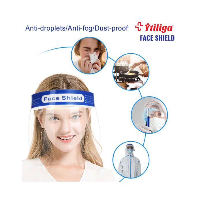 Ytiliga Protective Isolation Mask Face Shield