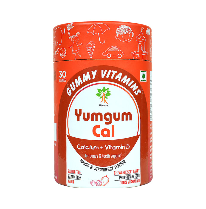 Yumgum Cal Strawberry & Mango Vitamins Gummy