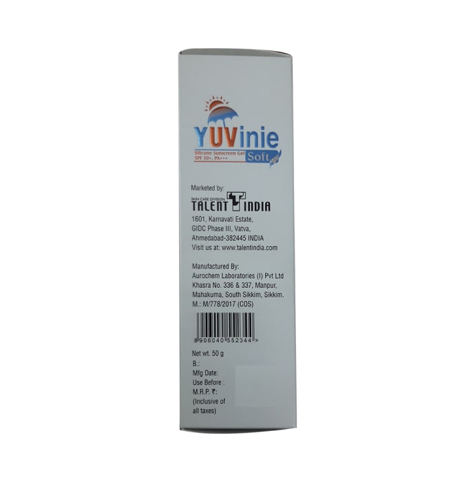 Yuvinie Soft Sun Screen Gel (50gm)