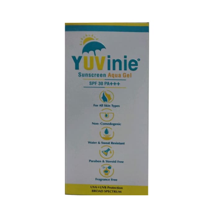 Yuvinie Sunscreen Aqua SPF 30 PA+++ Gel (50gm)