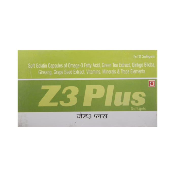 Z3 Plus Soft Gelatin Capsule (10'S)