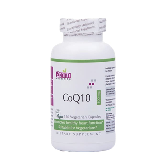 Zenith nutrition coq10 100mg capsule (120'S)