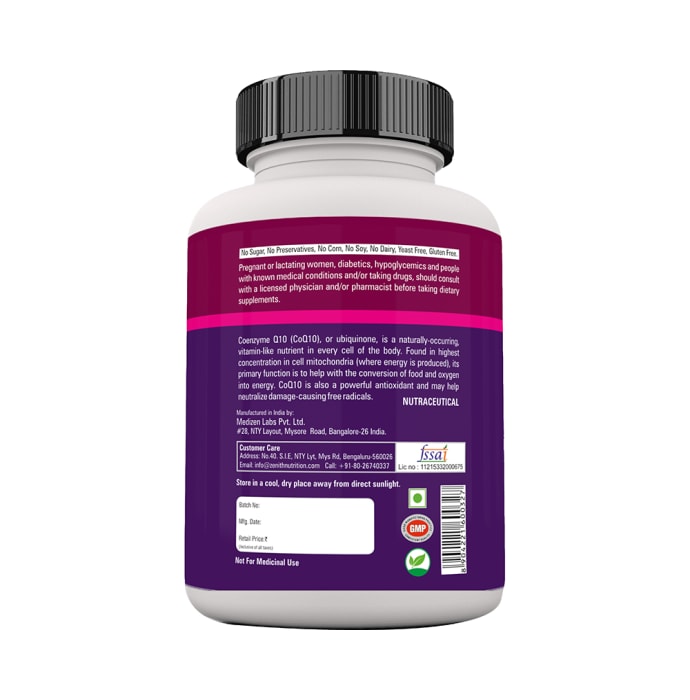 Zenith nutrition coq10 30mg capsule (120'S)