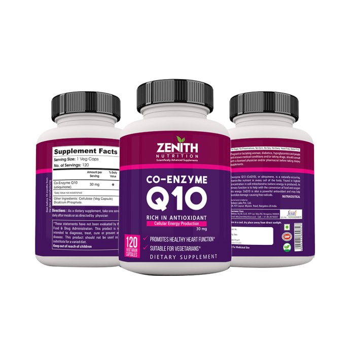 Zenith nutrition coq10 30mg capsule (120'S)