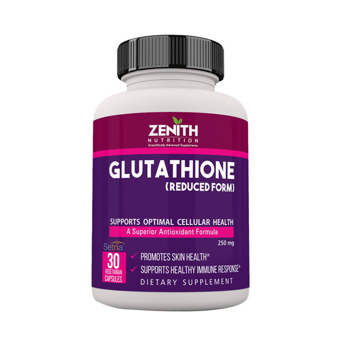 Zenith nutrition glutathione 250mg capsule (30'S)