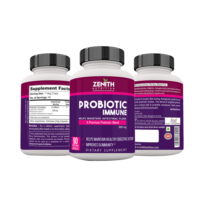 Zenith nutrition probiotic immune capsule (90'S)