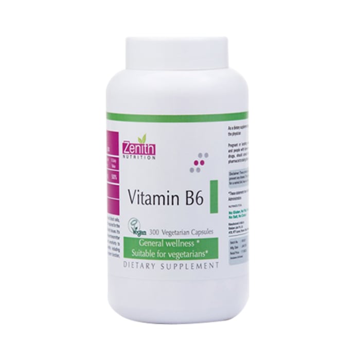 Zenith Nutrition Vitamin B6 Vegetarian Capsule