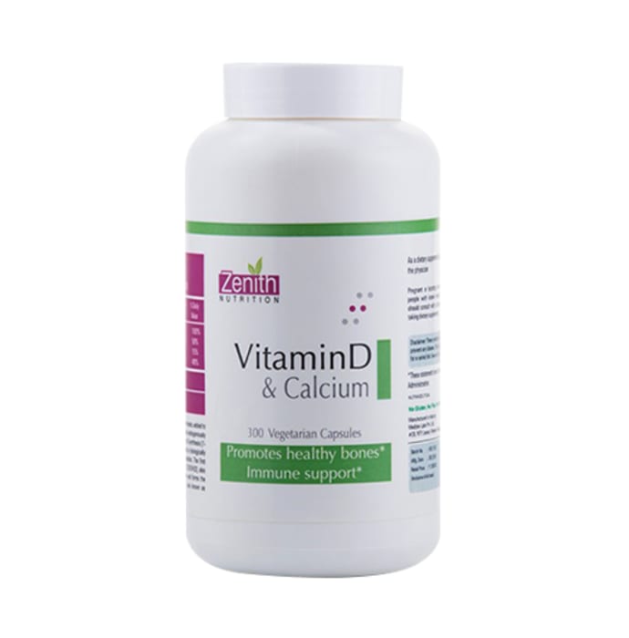 Zenith nutrition vitamin-d & calcium capsule (180'S)