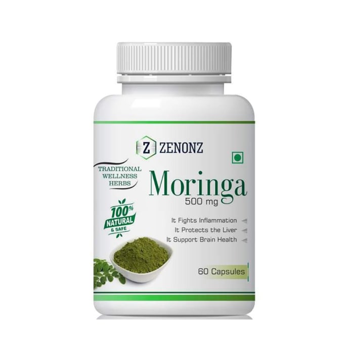 Zenonz Moringa 500mg Capsule (60'S)