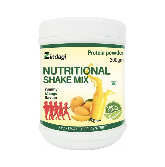 Zindagi Nutritional Shake Mix Protein Powder Mango (200gm)