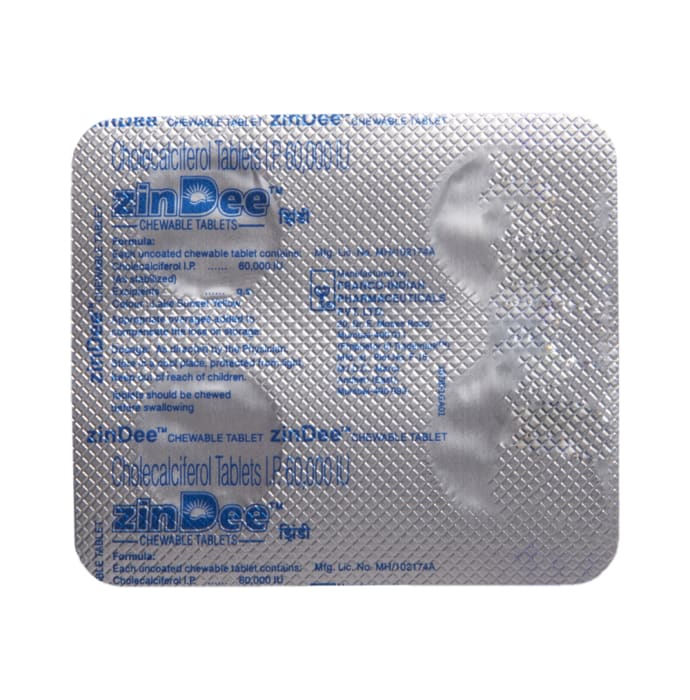 Zindee Chewable Tablet (4'S)