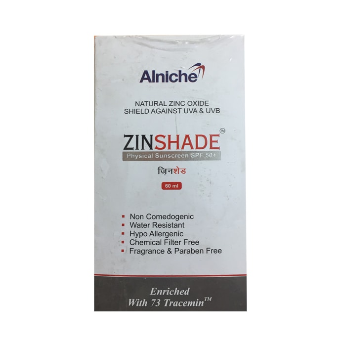 Zinshade Physical Sunscreen SPF 50 (60ml)