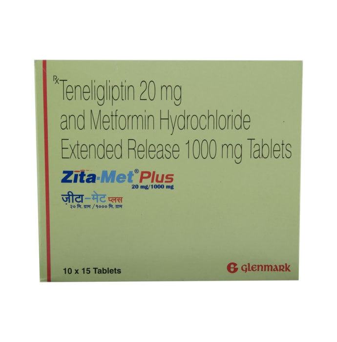 Zita-Met Plus 1000mg / 20mg Tablet (15'S)