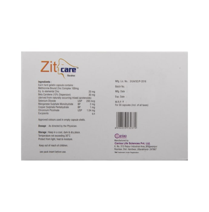 Zitcare Capsule (30'S)