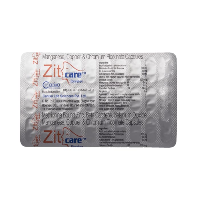 Zitcare Capsule (30'S)