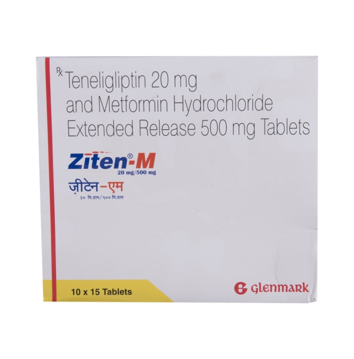 Ziten-M 500mg / 20mg Tablet ER (15'S)