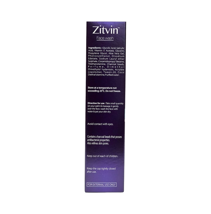 Zitvin Deep Pure Face Wash (60ml)