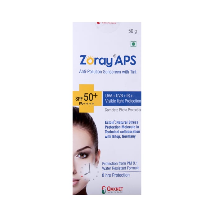 Zoray aps spf 50+ sunscreen gel (50gm)