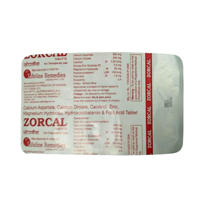 Zorcal Tablet (10'S)