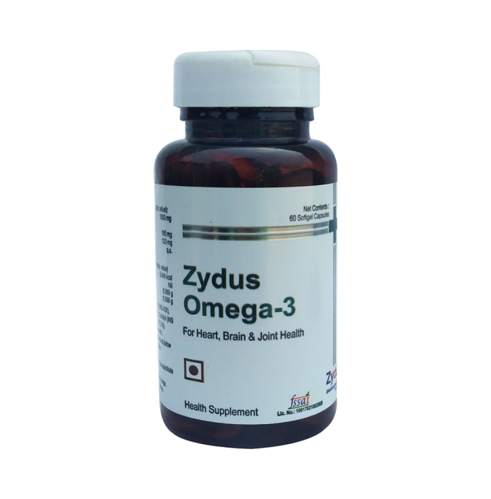 Zydus Omega 3 Softgel Capsule (60'S)