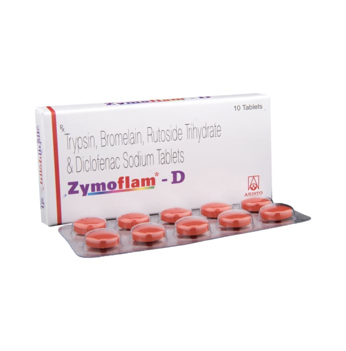 Zymoflam D 48 mg / 90 mg / 100 mg / 50 mg Tablet (10'S)